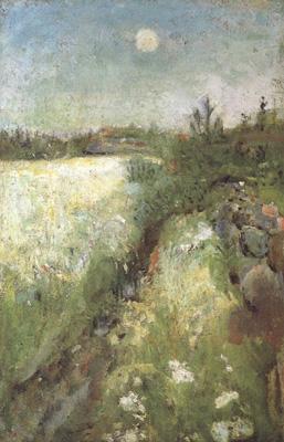 Edvard Munch Flowering Meadow at Veierland (nn02 oil painting image